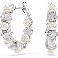 Swarovski Ohrring-Set Swarovski Matrix Drop-Ohrhänger 5709256 Kristallperle, Rhodiniert