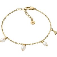 Emporio Armani Armband Emporio Armani Damen-Armband Metall Süßwasserperle goldfarben