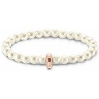 THOMAS SABO Charm-Armband Perlentraum X0284-428-14 goldfarben|weiß