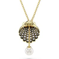 Swarovski Kristallanhänger Swarovsk Idyllia Y-Anhänger 5683968,Kristallperle, Muschel, Weiß (1-tlg) schwarz