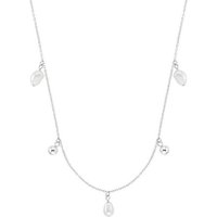 s.Oliver Silberkette Halskette mit Perlen Anhänger - s.Oliver Jewelry Modell: 2037815 silberfarben