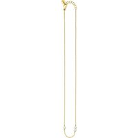 Collier 925/- Sterling Silber vergoldet 3 Süßwasserzuchtperlen 41178869891166