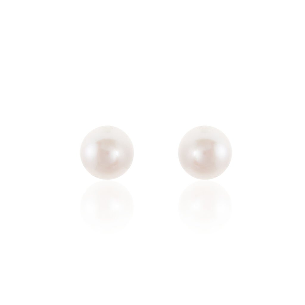 🦚 GERRA Damen Ohrstecker Gold 585 (14 Karat) Akoyaperle Perlmutt Ball, Ohrstecker mit Stein 🦚 GERRA Damen Ohrstecker Gold 585 (14 Karat) Akoyaperle Perlmutt Ball, Ohrstecker mit Stein