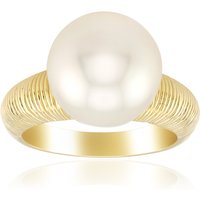 Weiße Südseeperlen-Goldring (Michelle Albala)