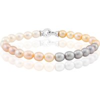 Süßwasserzuchtperlen-Silberarmband (TPC)