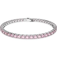 Swarovski Perlenarmband Swarovski-MATRIX:ARMBAND S PURPI/RHS M 5648931 16,5 cm weiß
