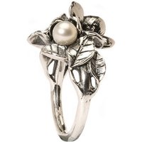 Trollbeads Fingerring Weißdorn mit Perle Ring, TAGRI-00227 weiß