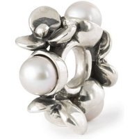 Trollbeads Bead Perlen der Geduld, TAGBE-00308 grau|silberfarben