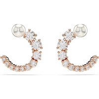 Swarovski Ohrring-Set Swarovski Creolen 5692264 Matrix Kristallperle, Roségold