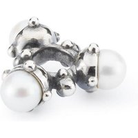 Trollbeads Bead Perlenblüte silberfarben