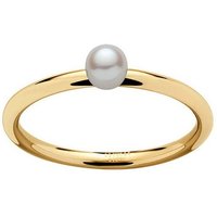 M&M Fingerring Ring mit Perle klein Ocean Collection (1-tlg), deutsche Qualität, inkl. edles Schmucketui goldfarben